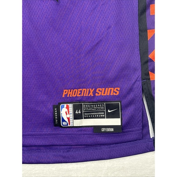 BNWT Devin Booker Phoenix Suns The Valley Nike Authentic Jersey, sz 44 Medium - Picture 2 of 7